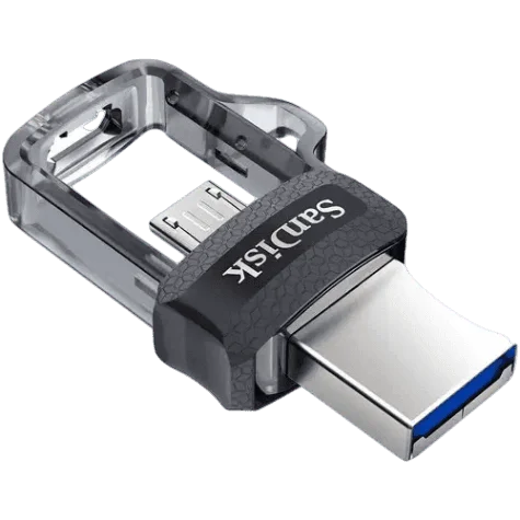 32GB SanDisk Ultra Dual m3.0 USB 3.0 / micro-USB Pendrive