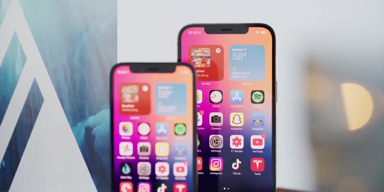 iPhone 12 Pro Max vs iPhone 12 Pro size comparison